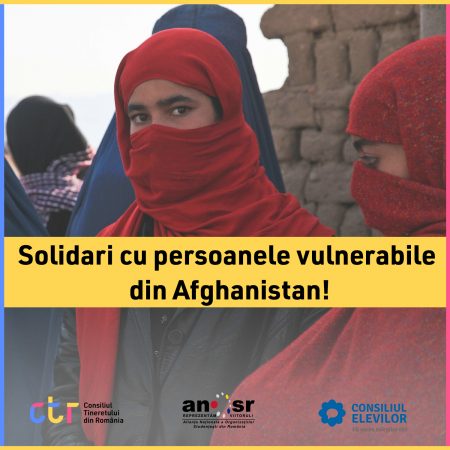 De Ziua Internațională a Asistenței Umanitare, suntem solidari cu persoanele vulnerabile din Afghanistan!